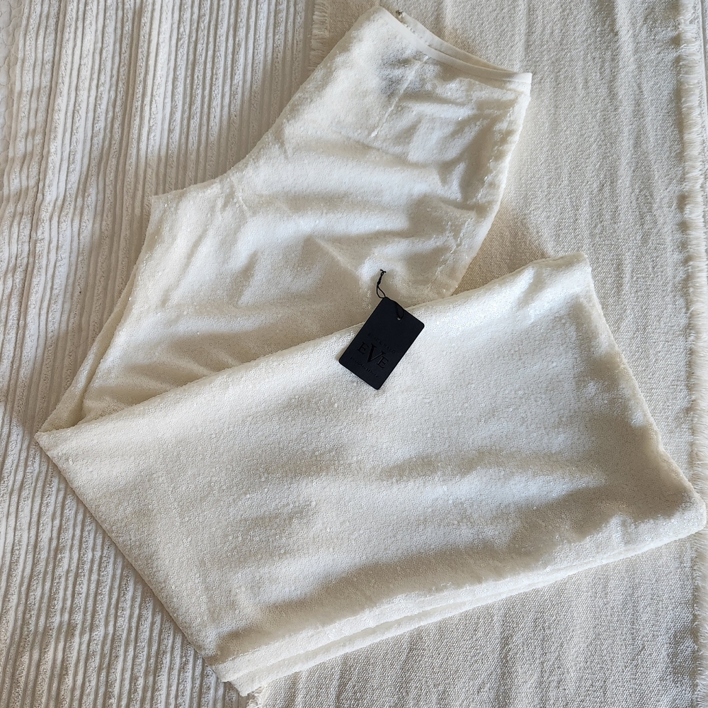 Long sequience wideleg pants